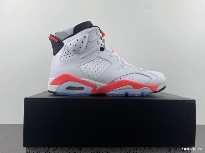 MaikeSneakers White 6 Jordan (2014) 384664-123 Retro Infrared 0729